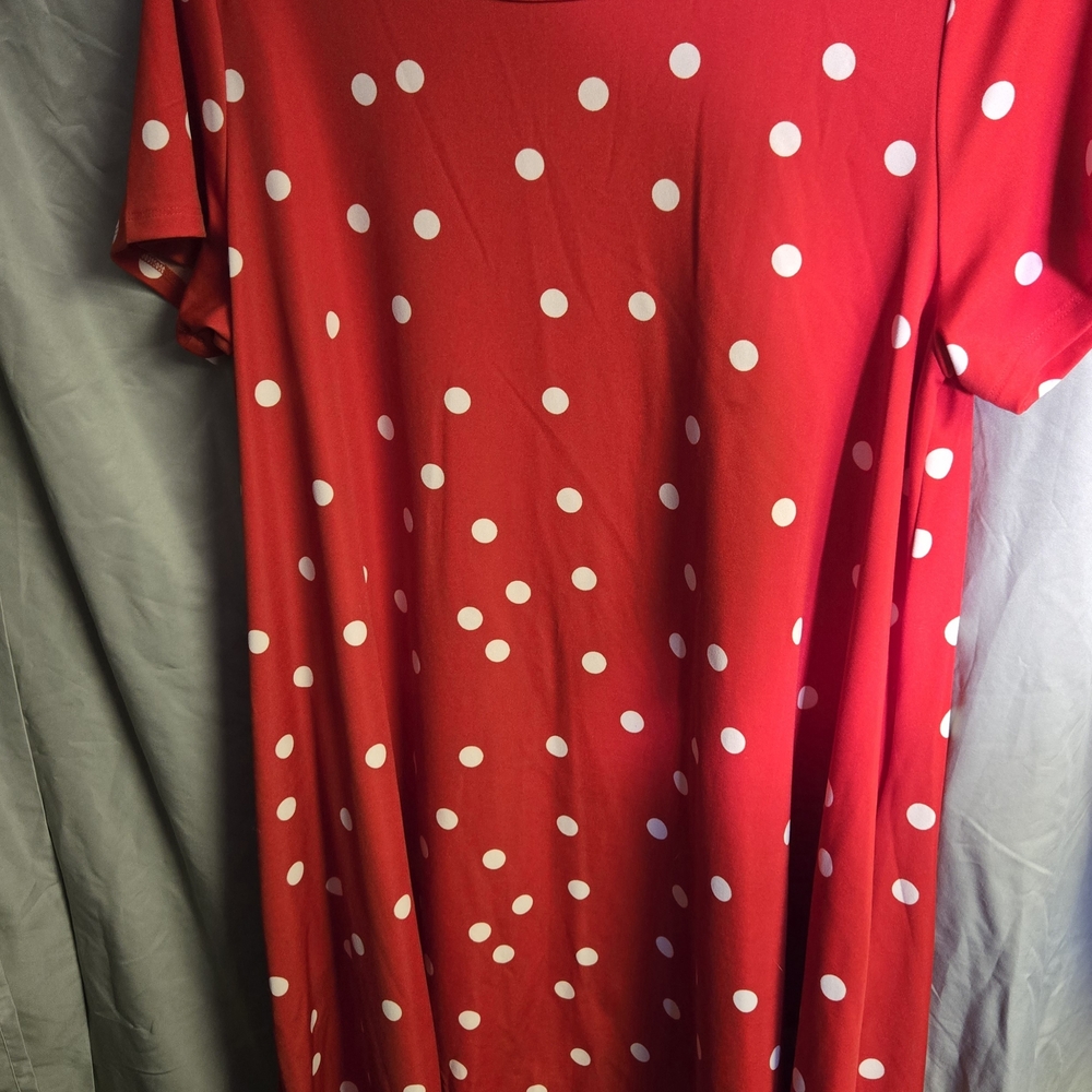 Red Polka Dot LuLaRoe Jessie